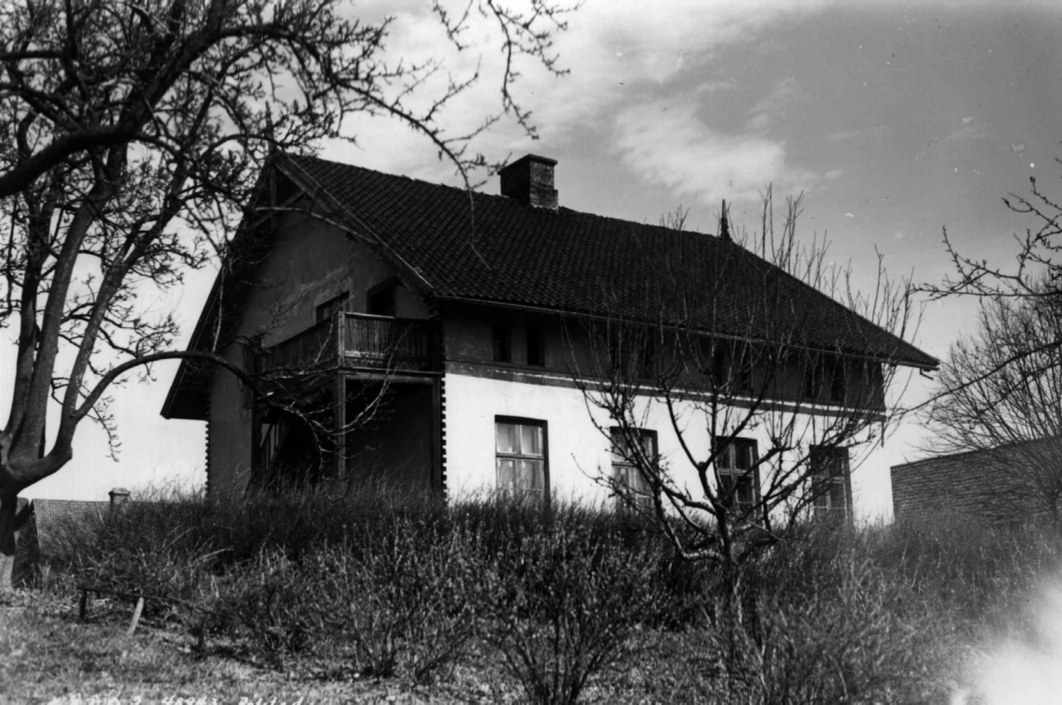 Refstad gård, Oslo, Østre Aker. Våningshuset sett fra hagen. - Norsk ...
