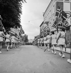 Serie. Fra åpningen av norgesmesterskapet i friidrett, Sarps