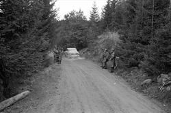 Forbryterjakten på Grua-Roa, Lunner, 12.09.1963. Soldater.på