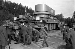 Tungtransport, Slependen, Bærum, juni 1965.