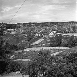 Sogn Hagekoloni, Oslo, juni 1942. Landskap og kolonihage.