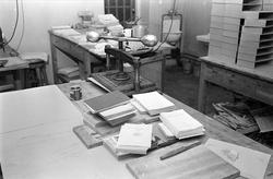 Fra Oslo. Gammel bokpresse i Botsfengselet.