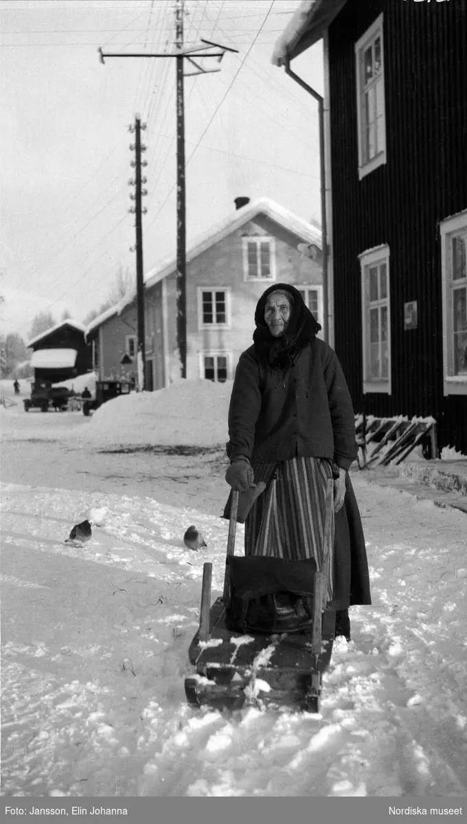 Ingeborg Jonsdotter (1845 - 1935) i Torgås, Lima socken, Dalarna.