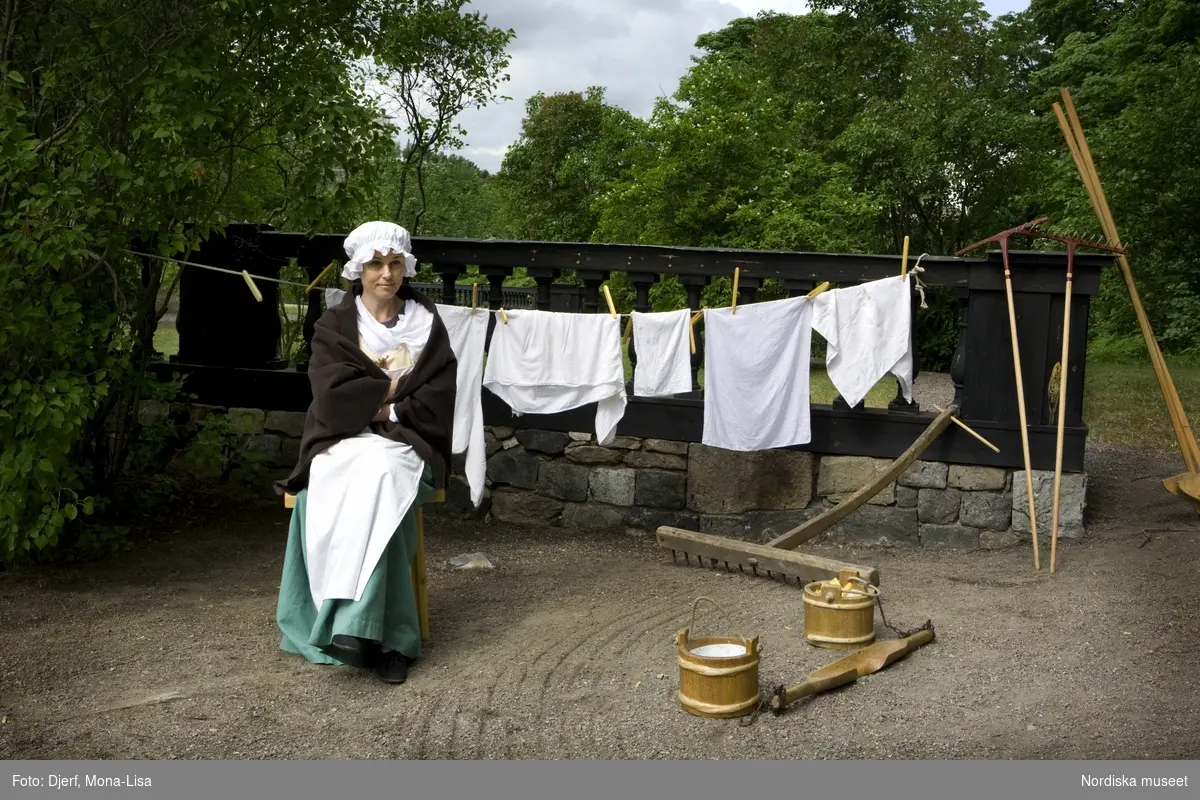 Svindersviksdagen - en 1700-talsdag för hela familjen 
lördagen den 14 juni kl. 12-16. Tvätt. Nordiska museets personal i tidstypiska kläder.

