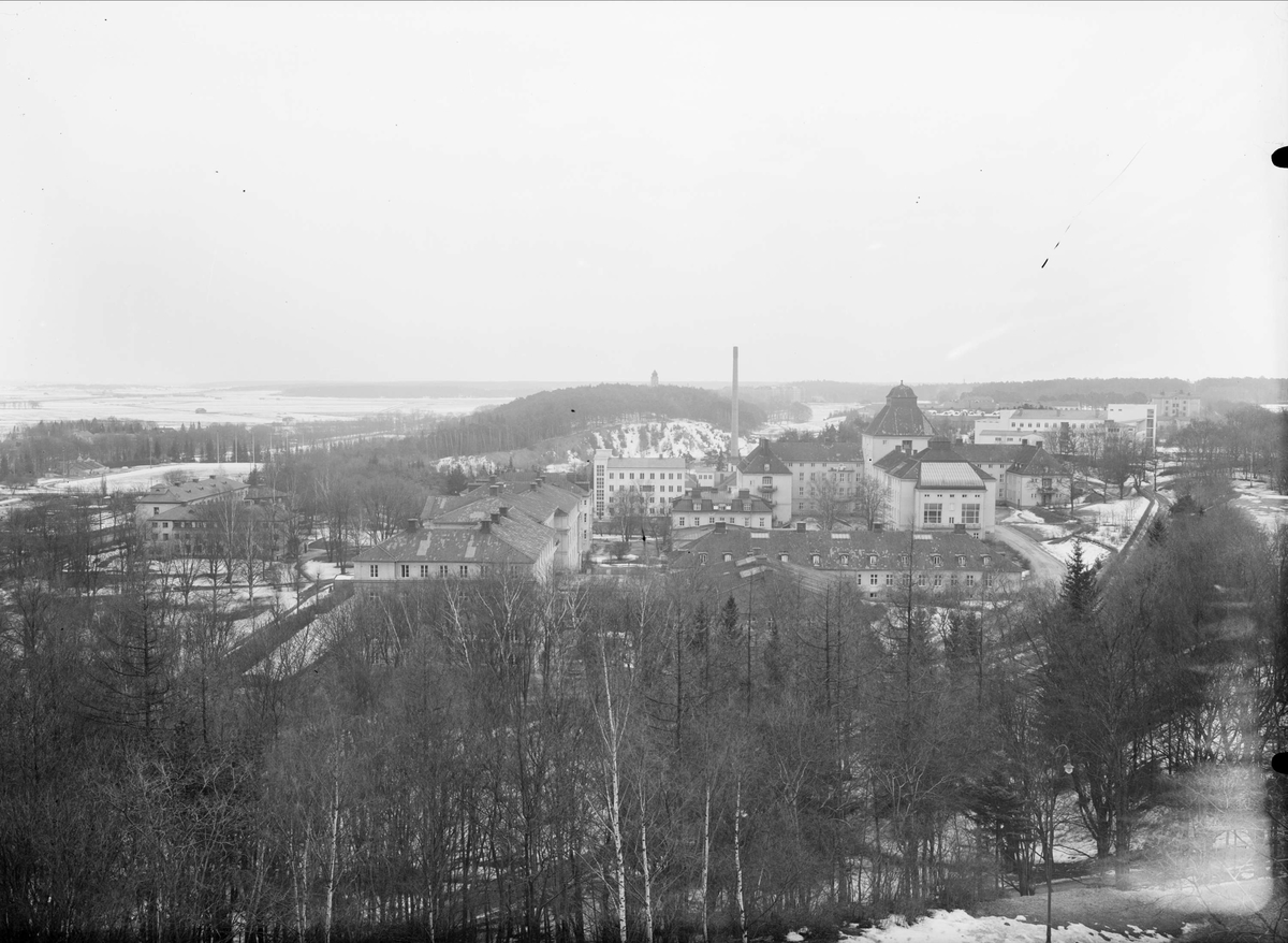 Vy mot Akademiska sjukhuset, Uppsala 1937