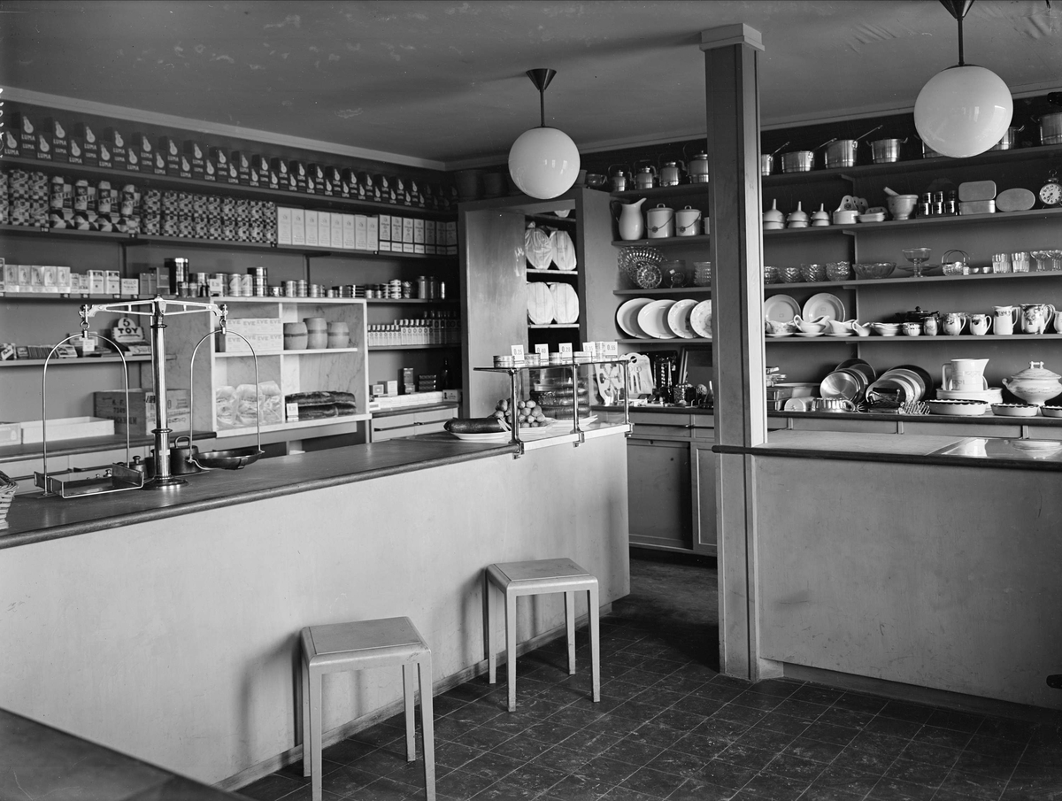 Rasbokils kooperativa affär, Rasbokil, Uppland 1931