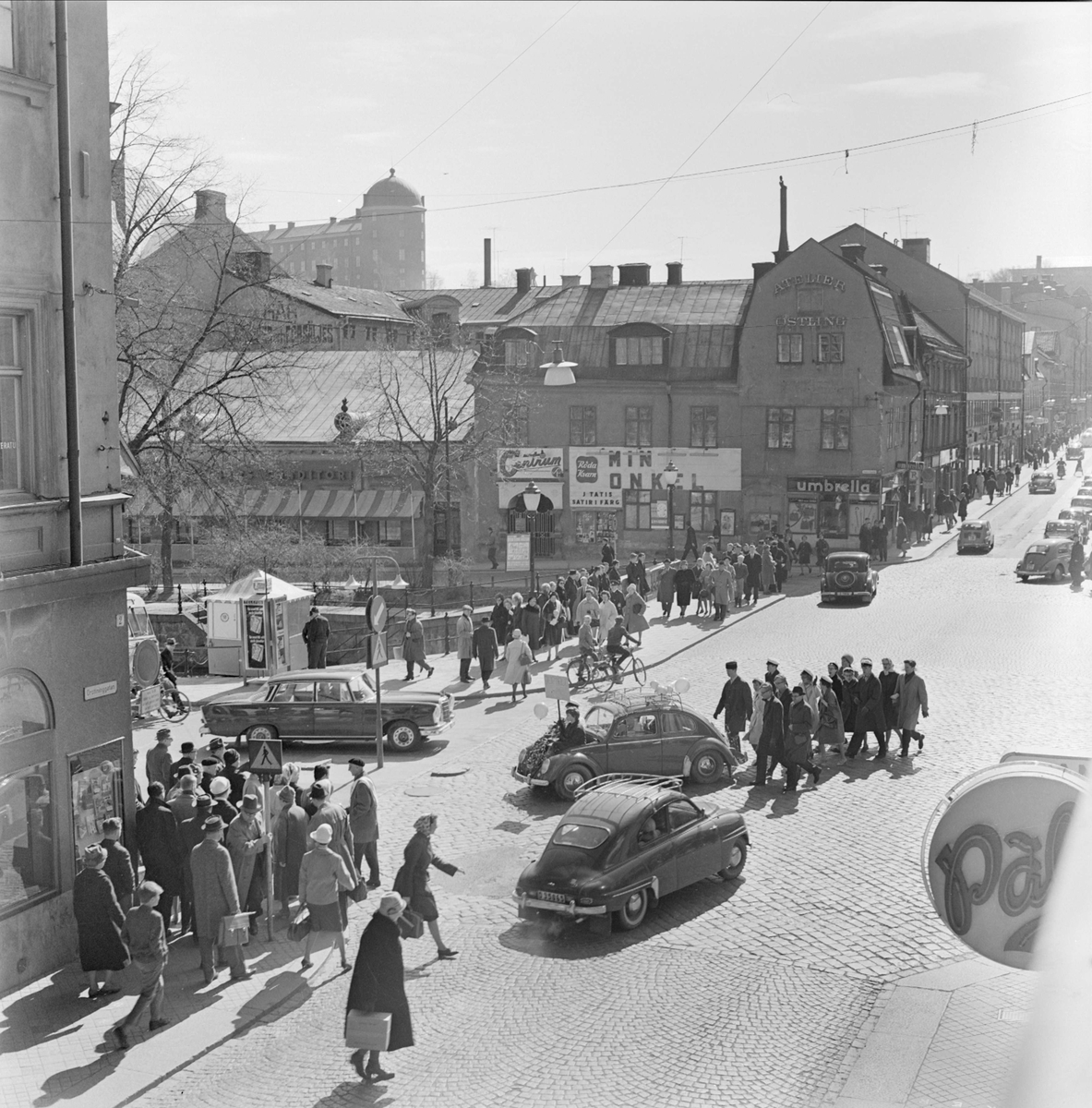 Studenter, Drottninggatan, stadsdelen Dragarbrunn, Uppsala