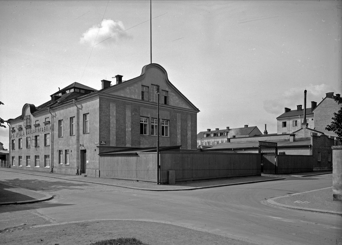 AB Upsala Margarinfabrik, Kungsgatan 79, Uppsala juni 1935 ...