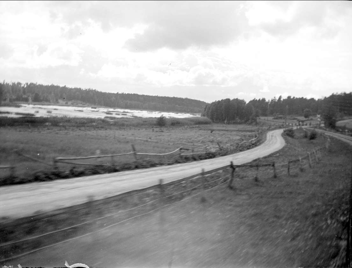 Landskapsvy, Skederids socken, Uppland 1927
