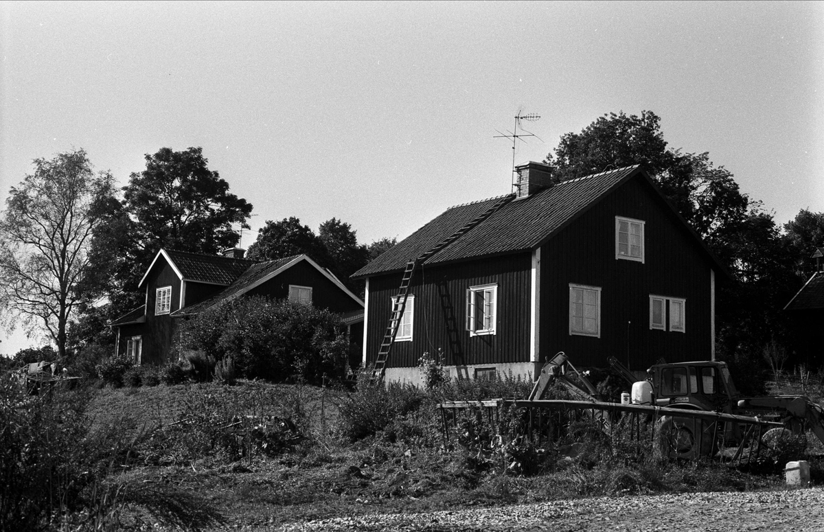 Bostadshus, Almunge prästgård, Almunge socken, Uppland 1987