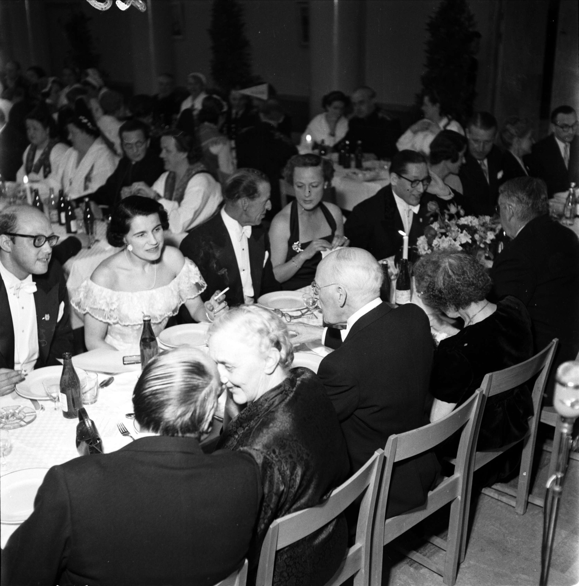 Orphei Drängar och Siljanskören firar Hugo Alfvén 80 år, Uppsala 1952