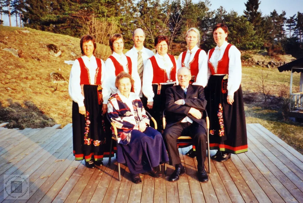 Familien Johansen med røtter på Sveindal, Grindheim Audnedal.
