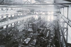 Akers mek. Verksted, verkstedhallen