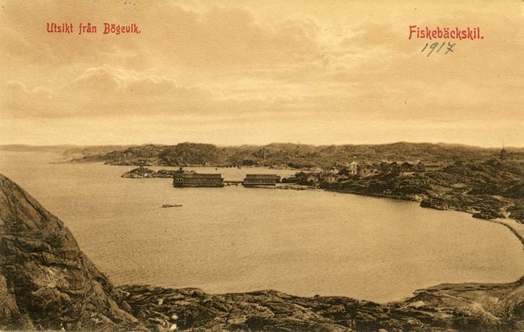 Utsikt från Bögevik. Fiskebäckskil.