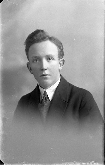 Enligt fotografens journal nr 1 1904-1908: "Andersson Herman Ö. Röd (Hjälteby)".
