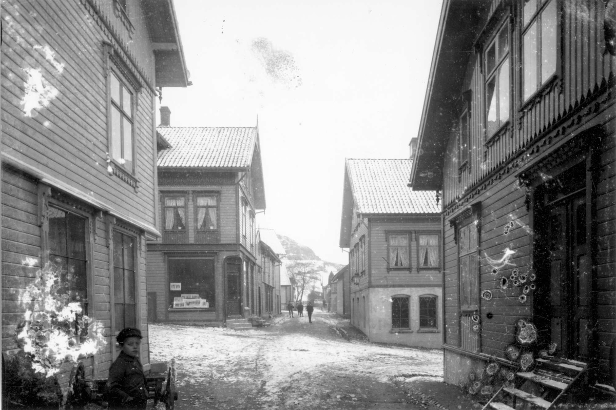 Krysset mellom Peder Clausens gate og Johan Feyers gate i Egersund