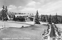 Skiforeningens nye skistue "Løvlia" Krokskogen.