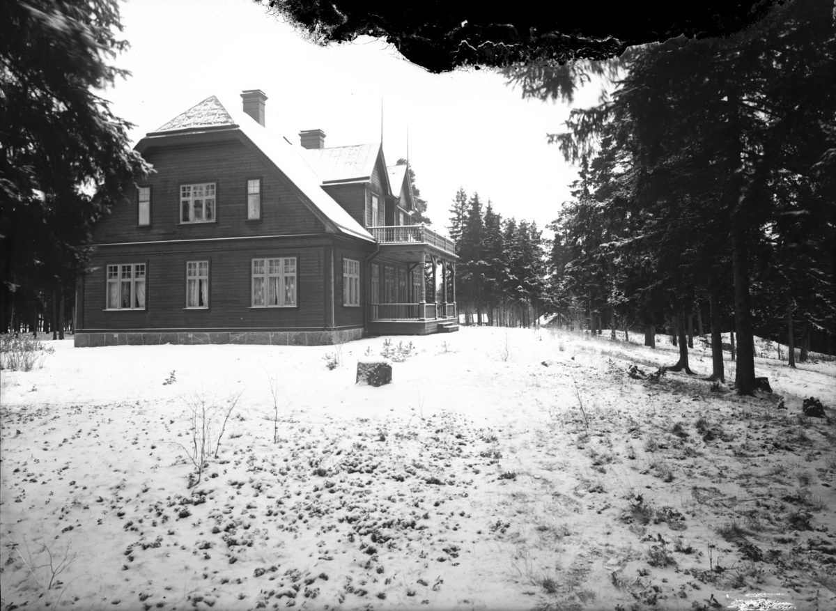 Edevi 1:1, Yttergrans socken, Uppland, vy från sydöst, troligen 15 januari 1909