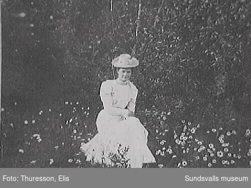 Elsa Andersson, gift med  Axel Thuresson 1905.