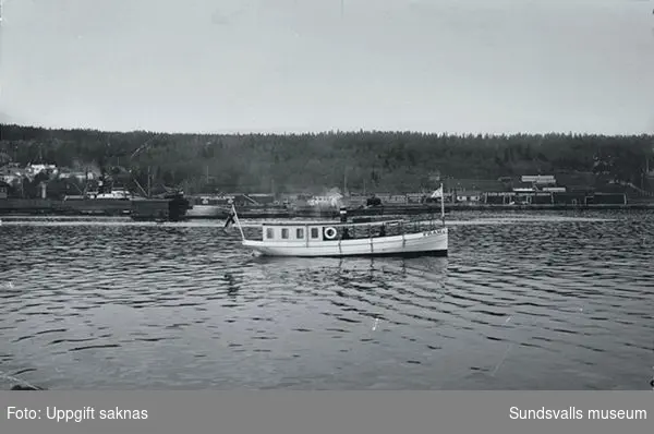 Båten Fram på sundsvallsfjärden