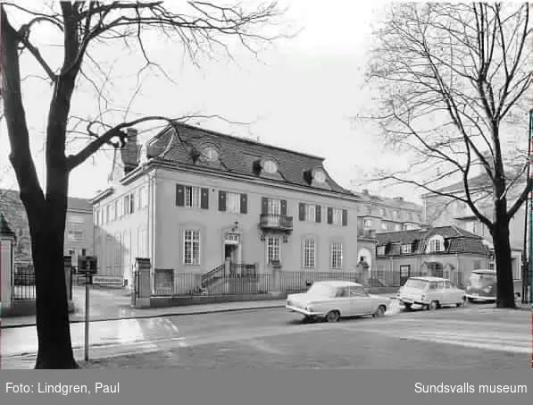 Sundsvalls Gustav Adolfsförsamlings hus. Rådhusgatan 35 Trädgårdsgatan 36, även kallat Port Arthur