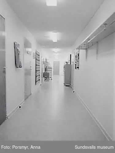 Dokumentation av f.d. Sidsjöns sjukhus,Sundsvall, inför publikation och utställning,producerade 1993