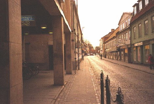 Brevlåda i centrala Lund