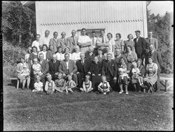 Siggerud 1945. Ant et familiestevne/gullbryllup/jubileum/bur