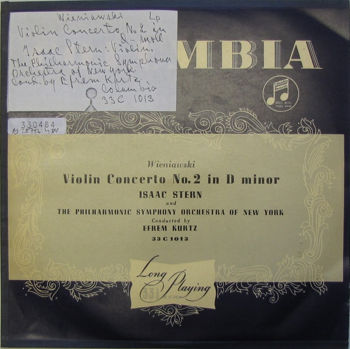 LP-skiva av märket Columiba