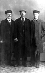 Johan Binderø, Fredrik Hunnestad og Anton Hunnestad