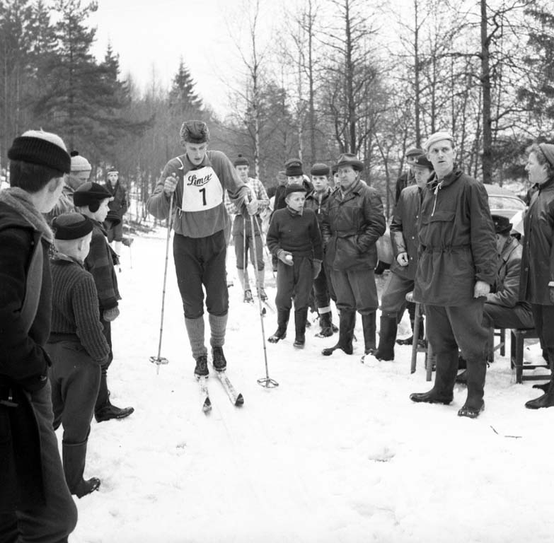 Enligt notering: "Skidtävling 24/1 1960".