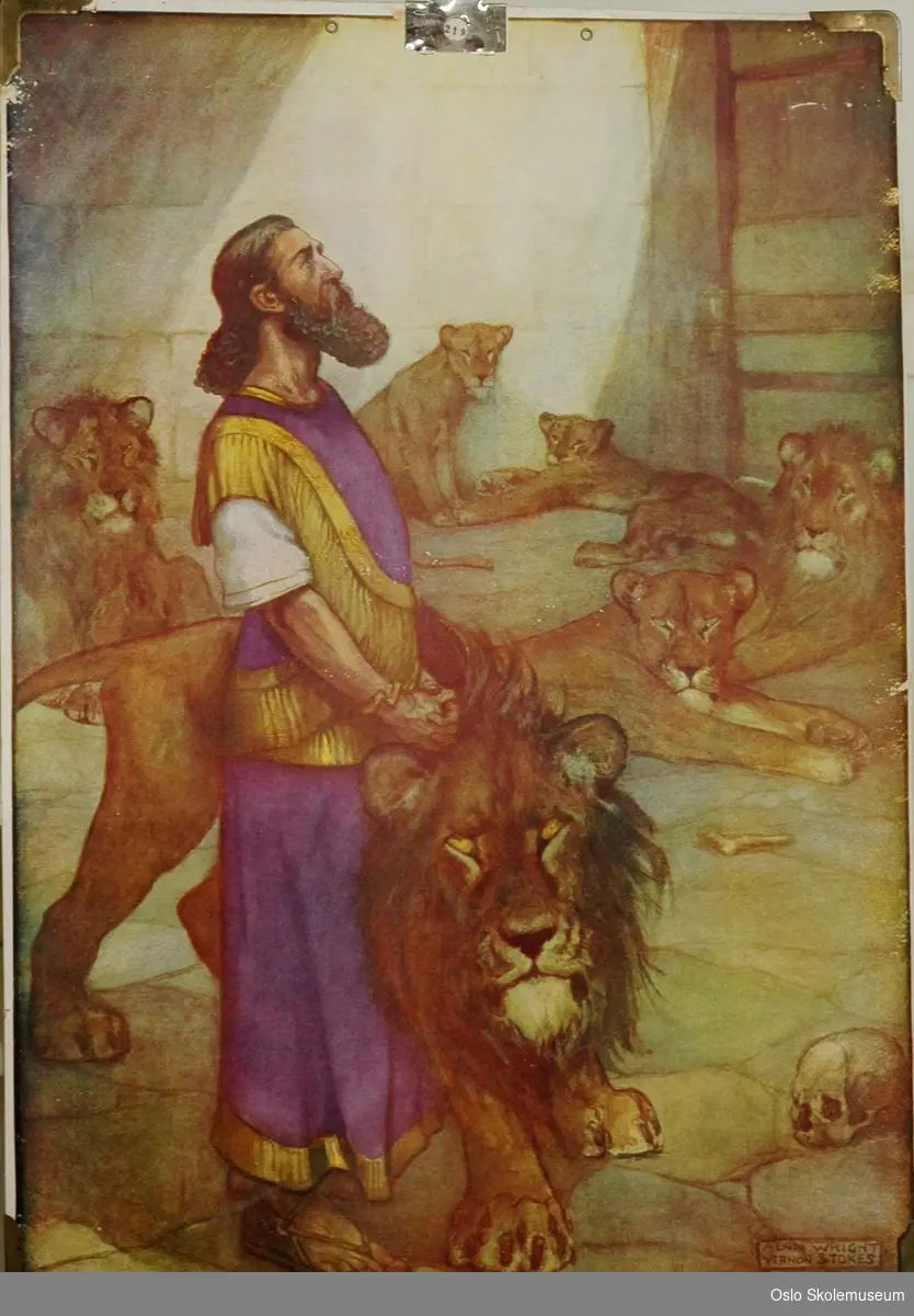 Bibelhistorie: Daniel i løvens hule.