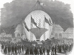 Vinterfest på Klingenberg. [papirkunst]