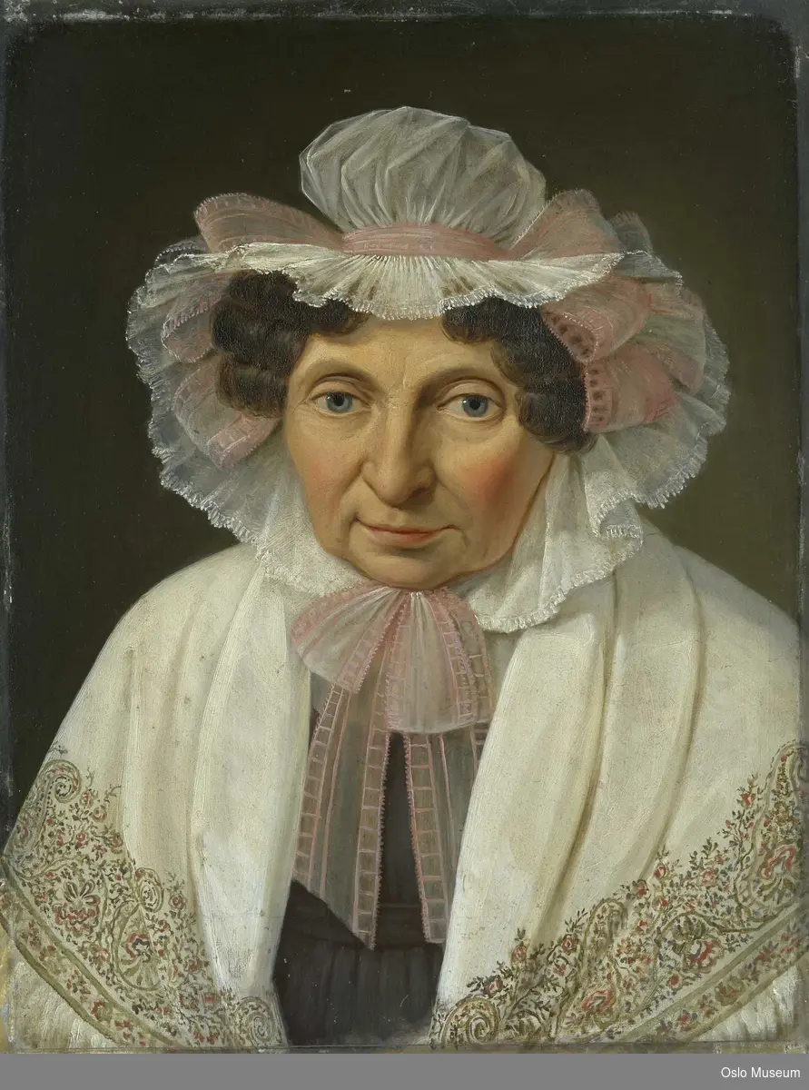 Portrett av Marthe Finne, f. Dorph [oljemaleri]