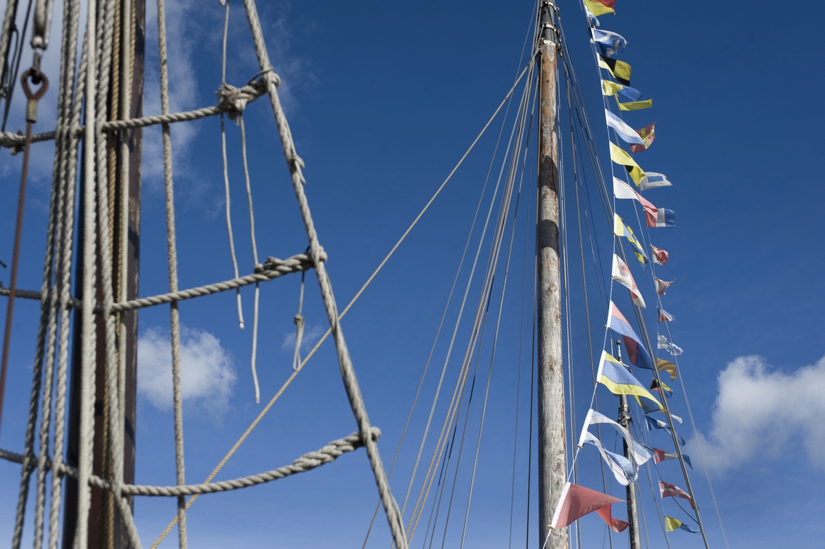 Båtdetaljer från Skeppsholmen, fotograferat inför SMM Webb
