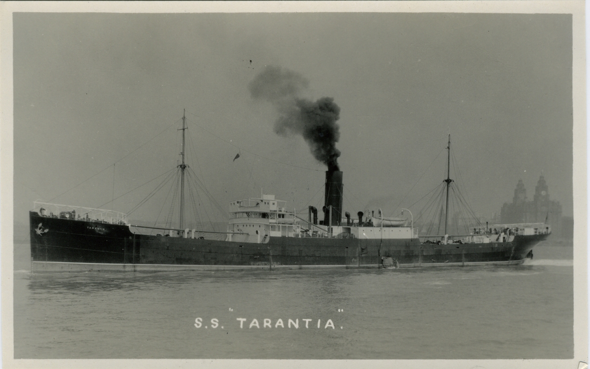 S.s. "Tarantia"
Copyright B. & A. Feilden, Blundellsands, Liverpool 23