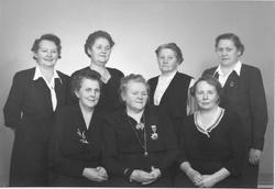 Stiftere av Narvik M;annskor`s kvinneforerning som ble danne