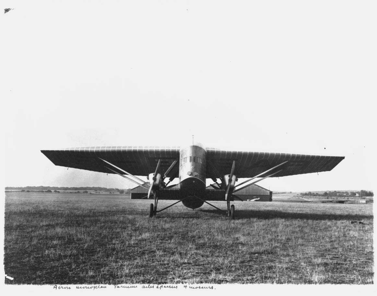 Ett fly på bakken, Farman F.121 Jabiru.