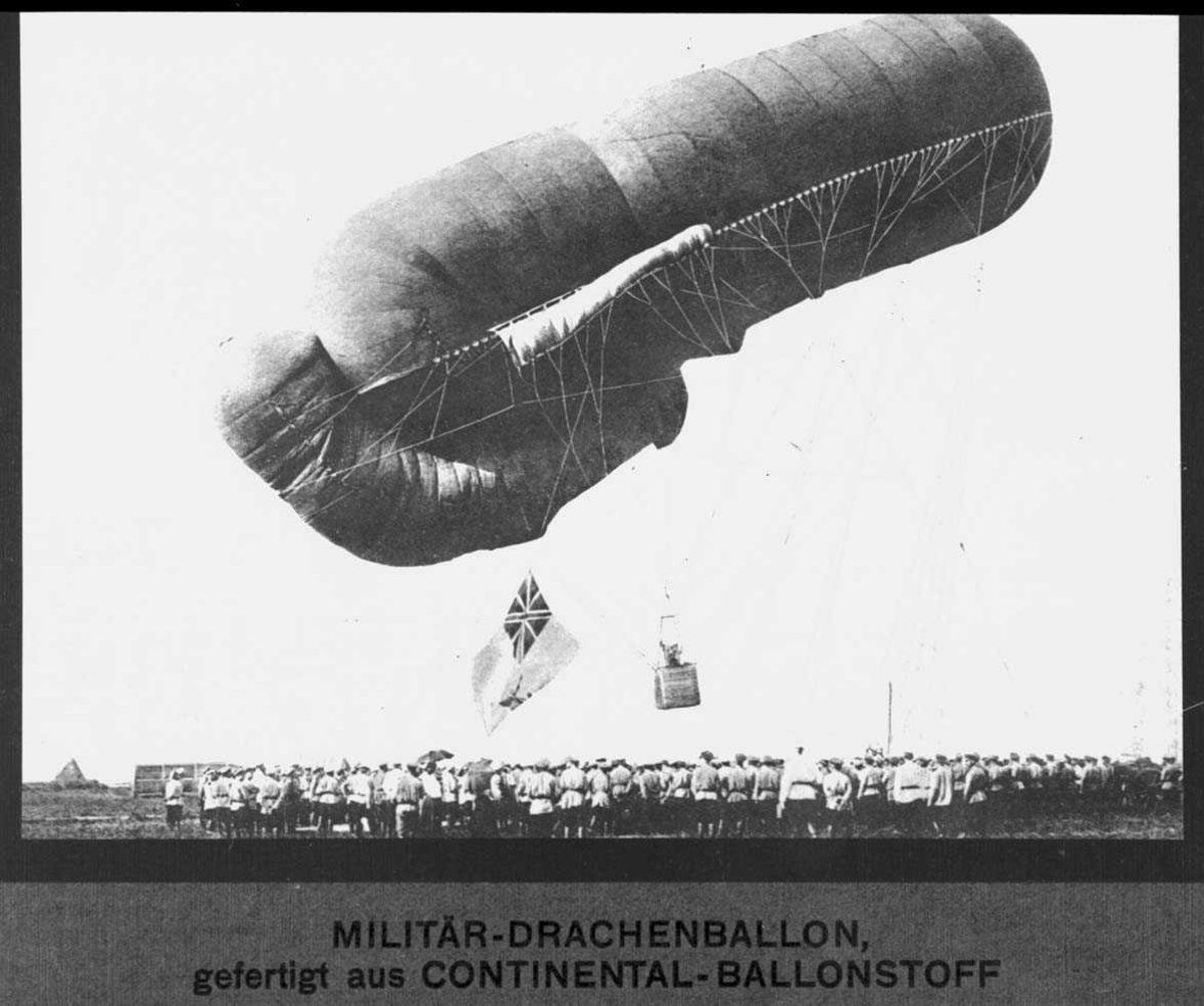 Luftskip. Militär-Drachenballon