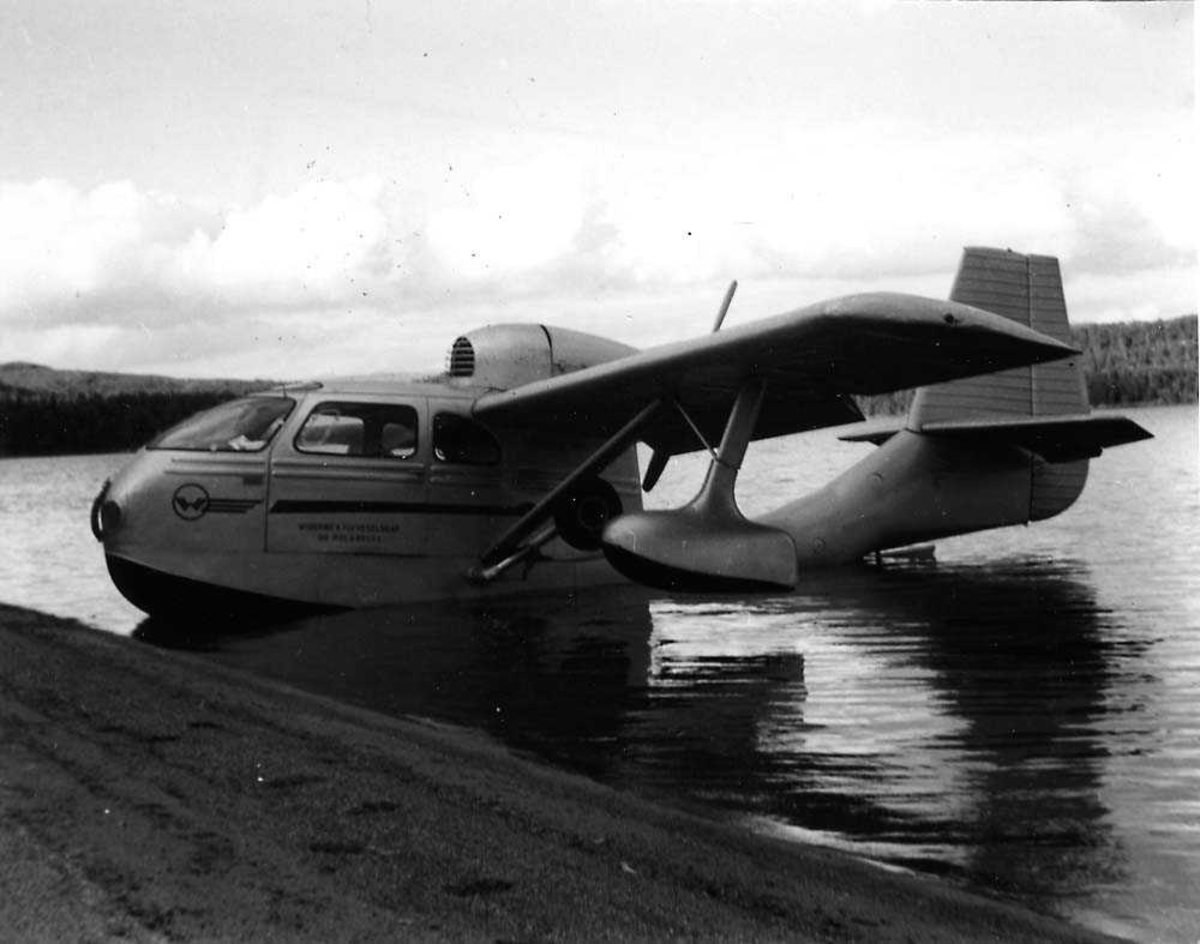 Ett fly på vannet, Republic RC-3 Seabee LN-PAF fra Widerøes Flyveselskap & Polarfly.