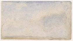 Skystudie [Akvarell på papir]