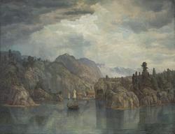 Fjordbunn III [Oljemaleri]