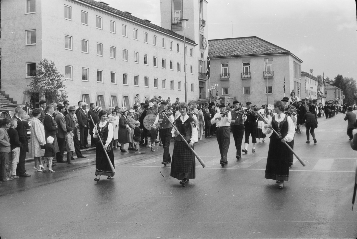 Glomdalsbruden 1963. Opptog, Leiret. Elverum.