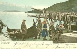 Postkort fra Lyngseidet (Tromsø Amt.), produsert 1904, fotog
