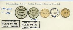Stempelkatalog 6424 Sandøy, Sandøy kommune, Møre og Romsdal