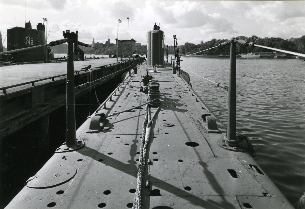 Däcksbild från ubåten "Neptun".