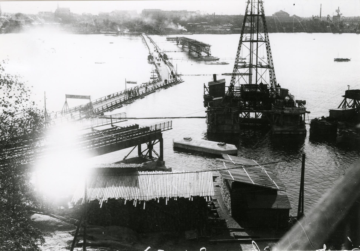 Lidingöbron, år 1920.