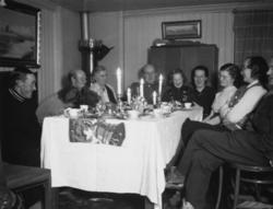 Nyttårsaften 1940. Selskap hos Aino og Onni Gunnari i Bugøyf