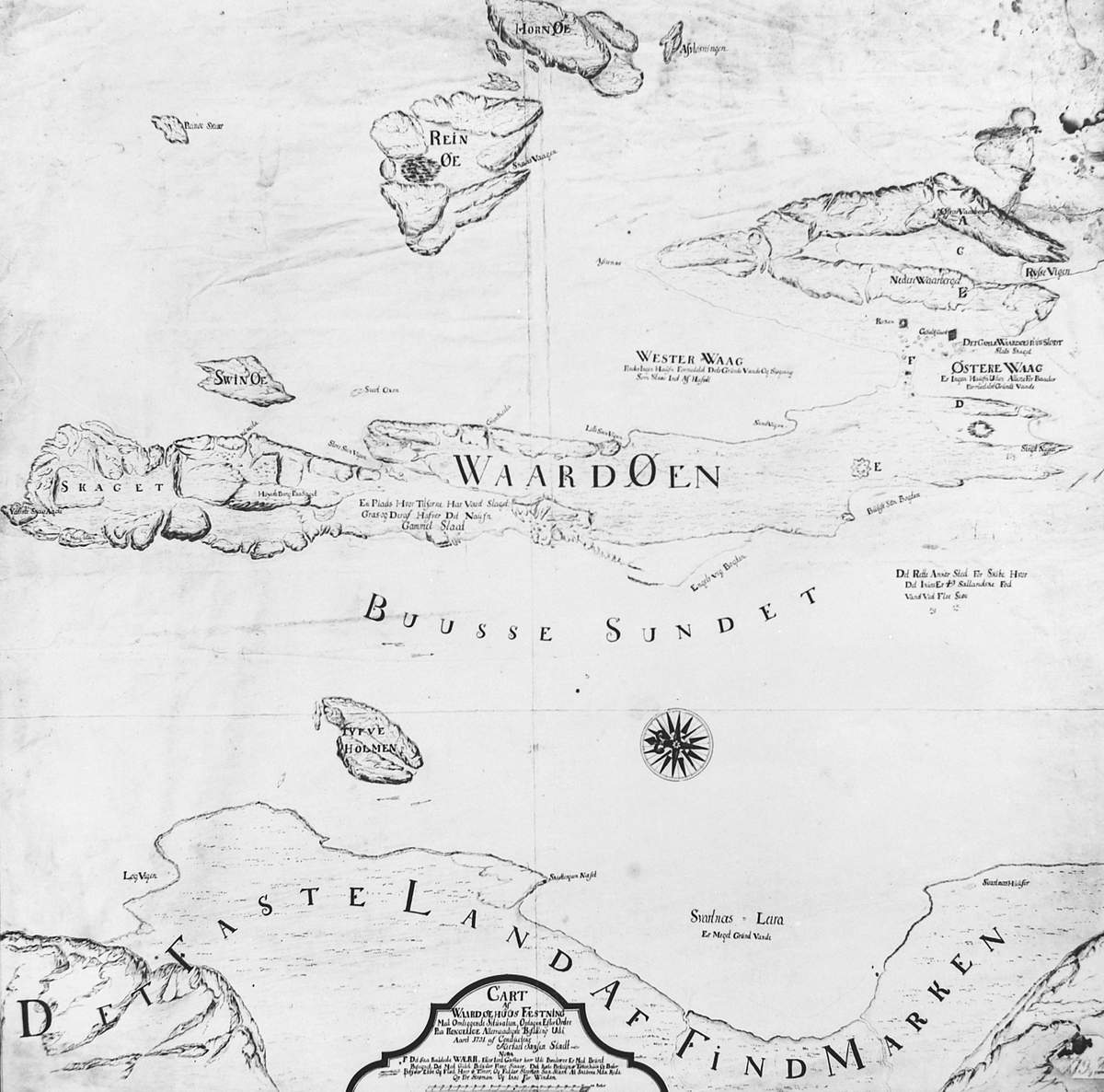 Gamle kart over Vardø og omegn (kopi)
