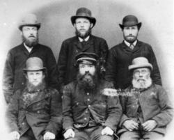 Sentrale personer i Talvik kommune rundt 1860-70.  (Kommunes